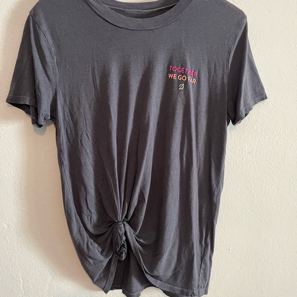 3/$20 Peloton Women’s Short Sleeve Work Out Top Together We Go Far Small